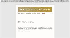 Desktop Screenshot of edition-vulfovitch.com